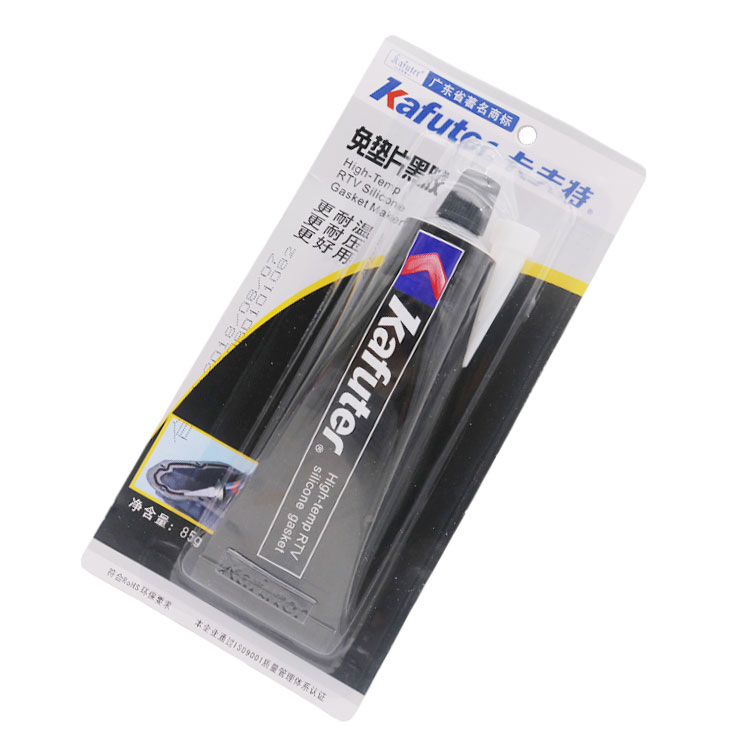 卡夫特黑膠 免墊膠 密封膠 RTV膠 硅酮膠 耐溫、耐壓 